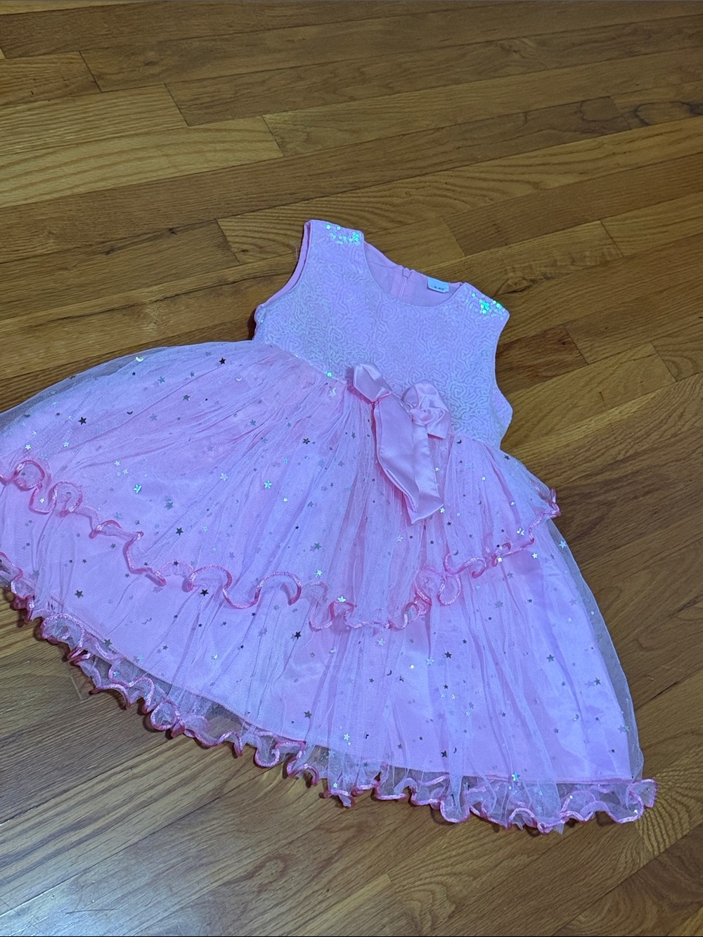 Pink Tulle Star Princess Dress